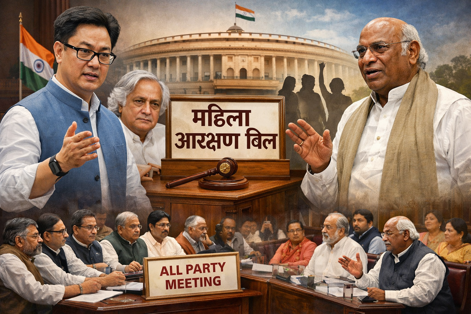 सामयिकी 02-04-2026| संसदीय कार्य मंत्री ने कहा—महिला आरक्षण विधेयक के लिए संसद फिर से बैठेगी।